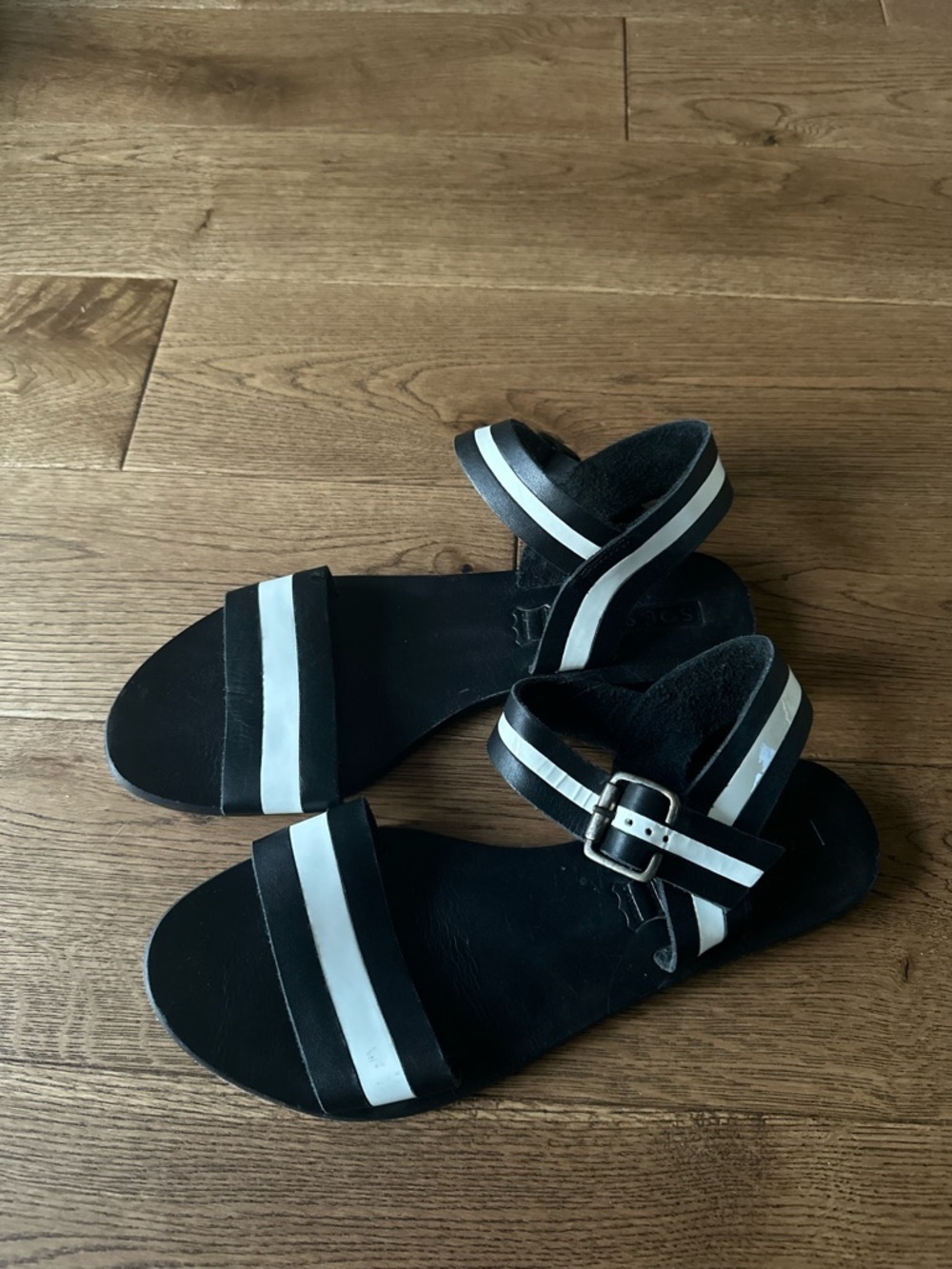 Sol Sana Genuine Leather Sandals Shoes Sz 39